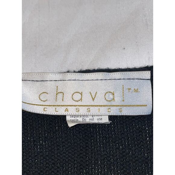 Chaval Classics 100% v-Neck Cotton Sweater - Size M/L - Made in USA - Picture 3 of 7